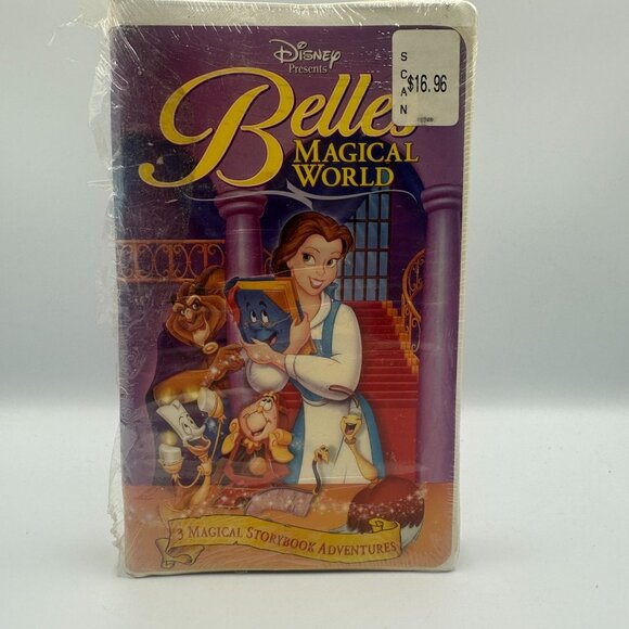 Disney Belles Magical World VHS 1998 Feature-Length Fantasy Film New Sealed - Picture 1 of 2